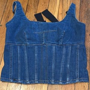 Anthropologie denim top.